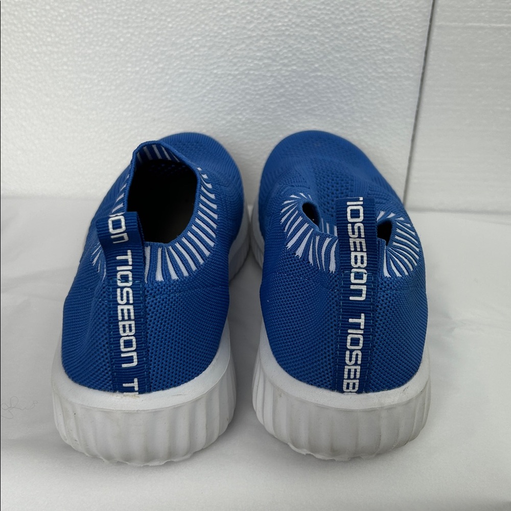 EUC TIOSEBON Blue Slip-On Walking Comfort Sneakers - Size 41 - Picture 4 of 6